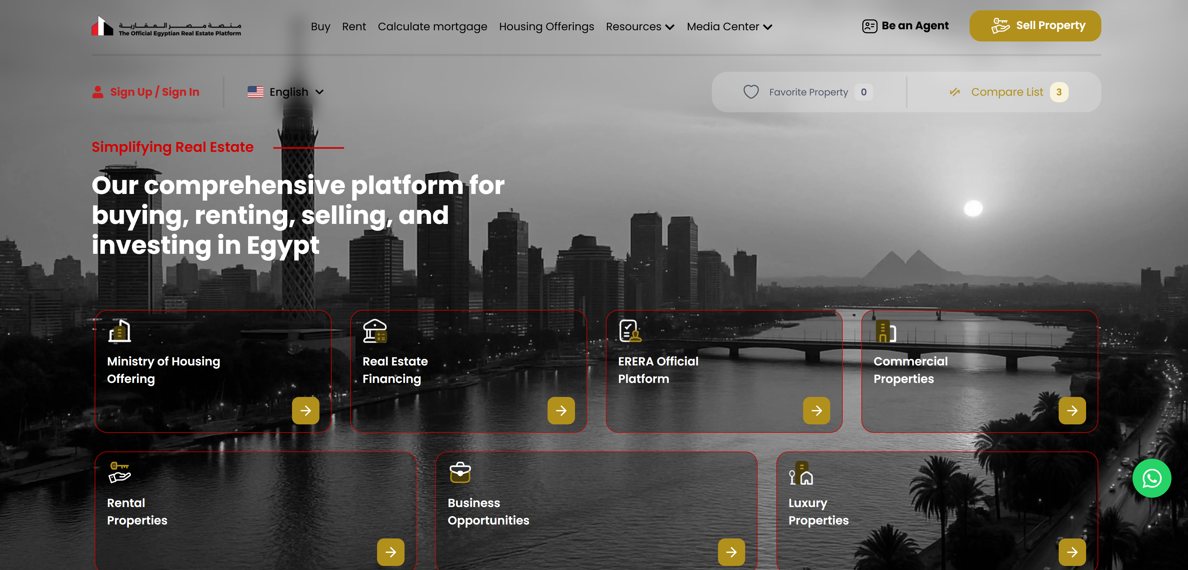 Egyptian Government Real Estate Platform (MLS)